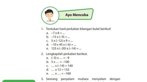 Kunci Jawaban Matematika Kelas Halaman Cara Hitung Perkalian