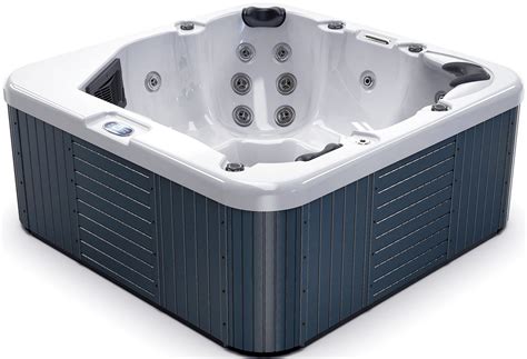Luxuria Spas 220 Volt 6 Person 57 Jet Acrylic Square Hot Tub With Ozonator Wayfair