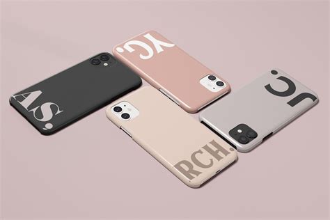 Nude Personalized Phone Case Custom Initial Case Minimalist Etsy