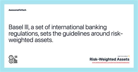 Risk Weighted Assets Awesomefintech Blog