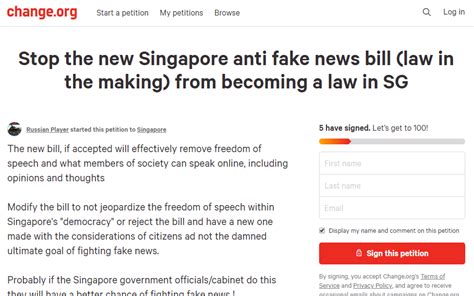 We Review The Four Online Petitions On Singapores Anti Fake News Law