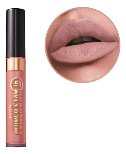 Batom Líquido Power Stay Avon 16h Duração Sua Cor Cor Nude Novo Nude