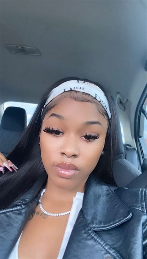 ଘ♡ଓﾟ 𝔰𝔱𝔲𝔫𝔫𝔞𝔤𝔯𝔩 ଘ♡ଓﾟ In 2021 Front Lace Wigs Human Hair Black