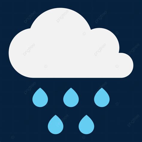 Rain Cloud Weather Vector Rain Cloudy Weather PNG And Vector With