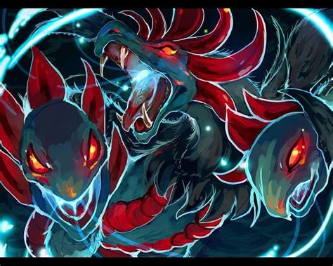 Hydreigon Pokemon Dragon Pokemon Teams Pokemon Art