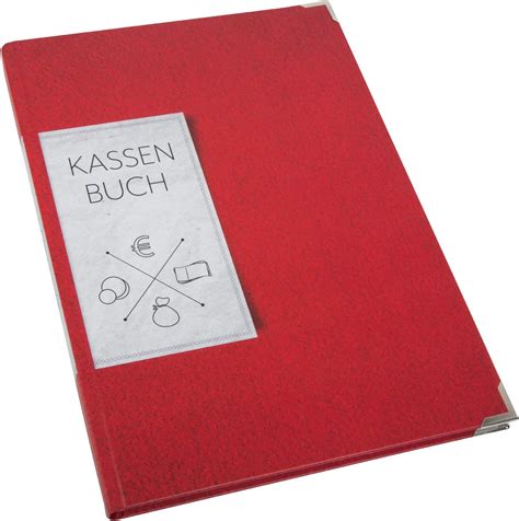 Logbuch Verlag Hardcover Kassenbuch Rot Ordnungsgem Es Finanzbuch