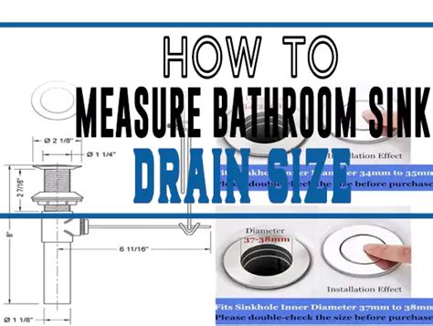 How to Measure Bathroom Sink Drain Size (QUICK Steps)