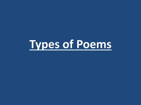 Poem Examples | PPT