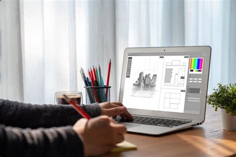 Premium Photo | Architectural design modish software application for ...