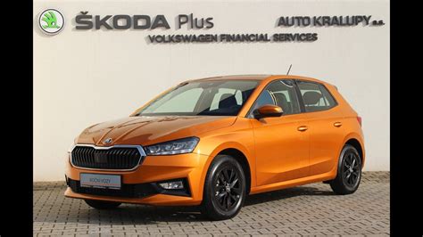 Škoda Fabia 1 0 TSI Ambition Plus oranžová PHOENIX YouTube