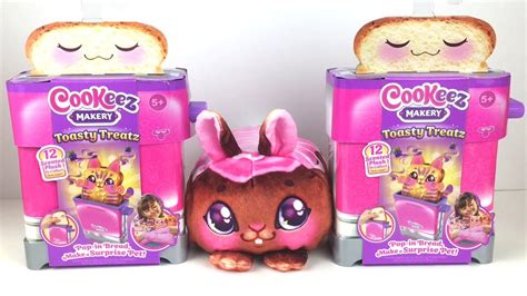 Opening More Toasty Treatz Pop Up Toaster Plush Cookeez Makery Unboxing