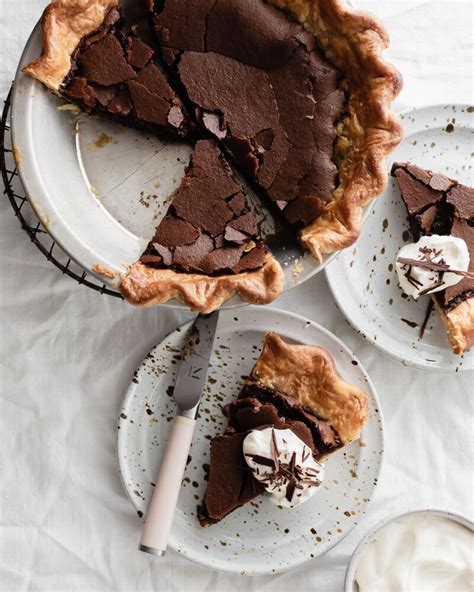 Dark Chocolate Chess Pie Recipe The Feedfeed Recipe Sweet Pie