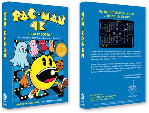 Pac Man K Box For The Atari Game Etsy