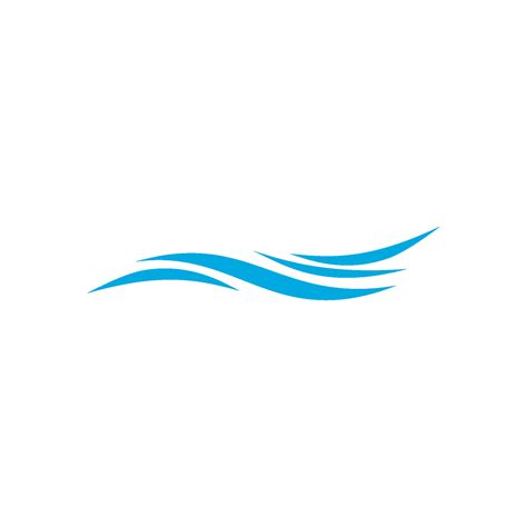 Water Wave logo 34846847 Vector Art at Vecteezy