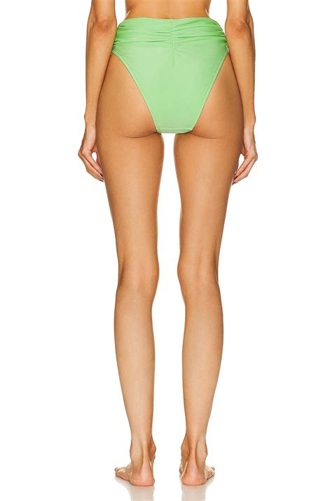 Shani Shemer Rylie Bikini Bottom In Apple Green FWRD