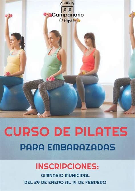 Curso Municipal De Pilates Para Embarazadas Ayuntamiento De Campanario