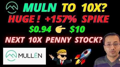 MULN Mullen STOCK 155 PUMP MULN SHORT SQUEEZE MULN HOLDERS