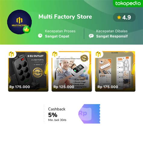 Toko Multi Factory Store Online Produk Lengkap Harga Terbaik