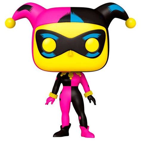 Pop Black Light Pop Harley Quinn Bo Te Malices