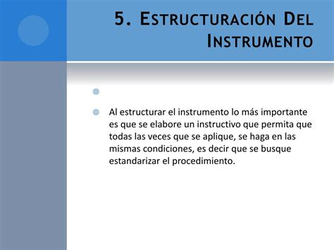 PPT PASOS PARA ELABORAR UN INSTRUMENTO DE MEDICIÓN PowerPoint