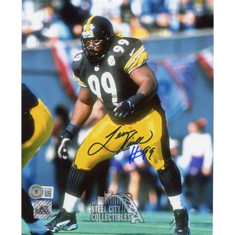 Levon Kirkland Autographed Pittsburgh Steelers 8x10 Photo - BAS (Stance ...