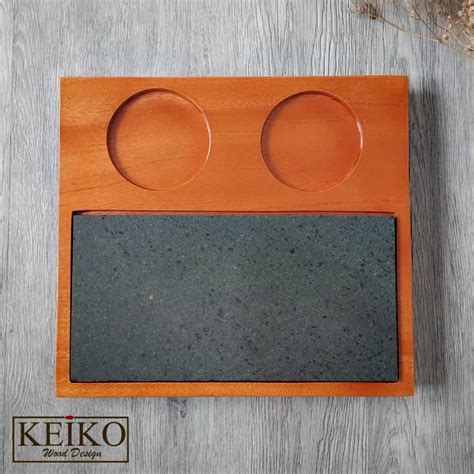 Jual Grill Plate Hot Stone Plate Piring Batu Piring Kayu Steak Plate Japanese BBQ Plate Stone