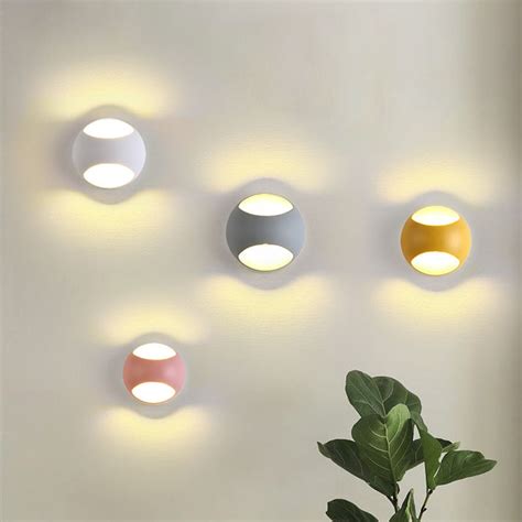 LED Wall Lamps 5W 100V 220V Living Room Light Fixtures Indoor Wall ...