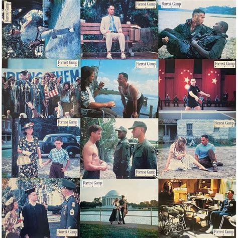 FORREST GUMP French Lobby Cards 9x12 In 1994 X12