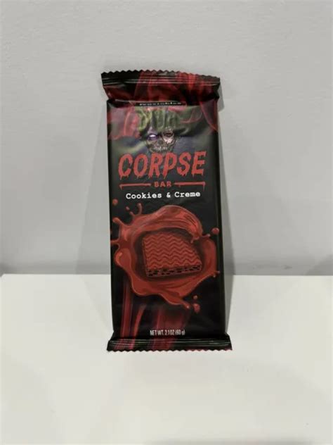 * NEW MRBEAST Feastables Corpse Bar Cookies & Cream Deadly Delicious ...