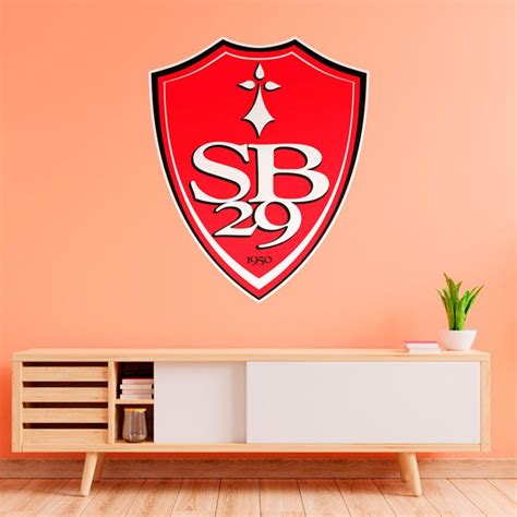 Adesivo Murale Scudo Stade Brest 29 StickersMurali