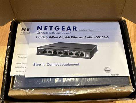 Netgear Prosafe Port Gigabit Ethernet Network Switch Gs V Ebay