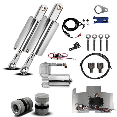 Platinum 8699 EBF FRTP Polished Air Ride Bleed Feed Suspension Kit