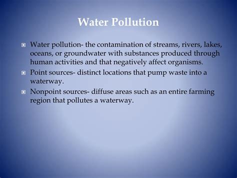 Water Pollution Powerpoint Template - corkoffer