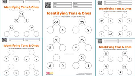 Part Whole Model Worksheets