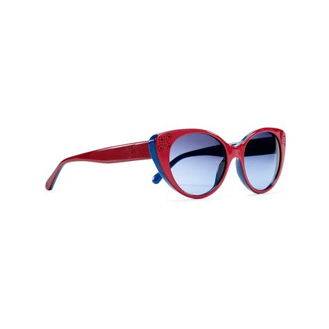 Ralph lauren Cat Eye Spectator Sunglasses in Red | Lyst