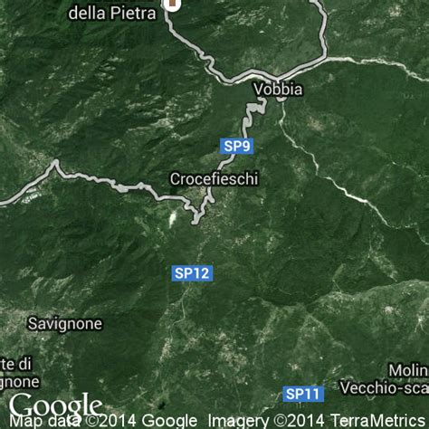 Mappa Di Crocefieschi Cartine Stradali E Foto Satellitari