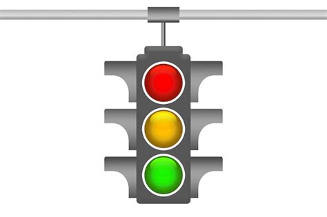 Premium Photo Traffic Lights Isolated On White Background