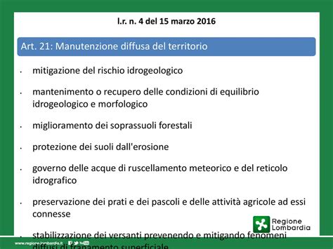 L R N Del Marzo Revisione Della Normativa Regionale In