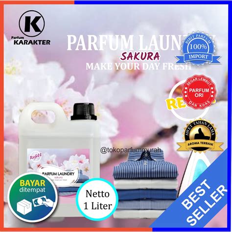 Jual Parfum Laundry SAKURA Murah Berkualitas Pewangi Laundry Grade A