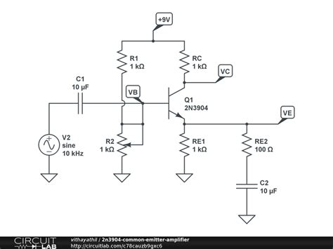 2n3904 Transistor Schematic For