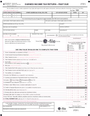 Fillable Online Local Earned Income Tax Annual Final Return Fax Email