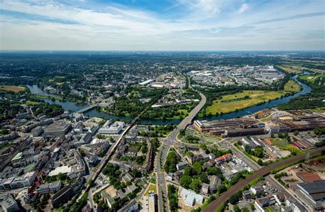 Luftbild M Lheim An Der Ruhr Stadtansicht Vom Innenstadtbereich In