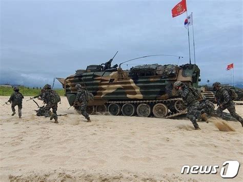 해병대 상륙돌격장갑차 태풍 피해 포항서 물불 안 가리고 맹활약 파이낸셜뉴스