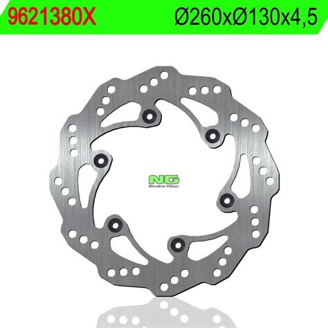 Disco de freno NG ondulado 9621380X Ø260 x Ø130 x 4 5 Motos Cano Sport