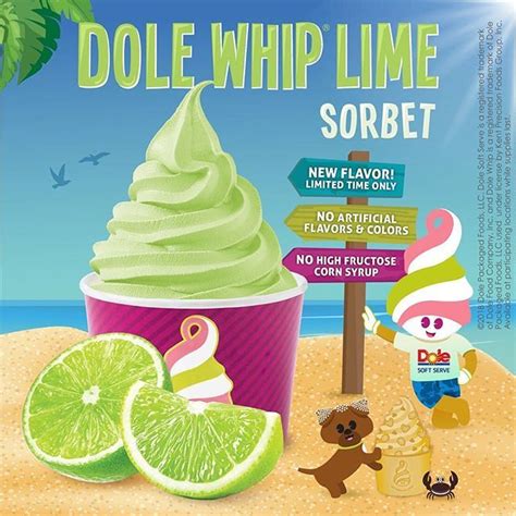 Dole Whip Lime Sorbet Brings You Summertime In Every Swirl 😋 Dolewhip