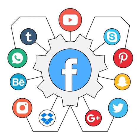 Conjunto De Redes Sociales Vector Gratis