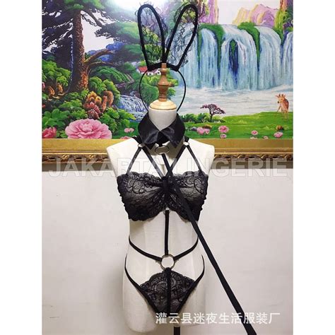 Jual Jakarta Lingerie Hot Costume JLK047 Sexy Bunny Baju Tidur Wanita Dewasa Transparan Premium