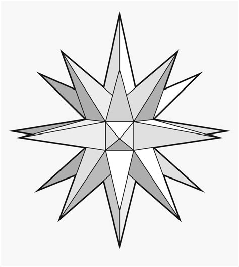 Transparent Star Of Bethlehem Clipart Moravian Star Clip Art Hd Png