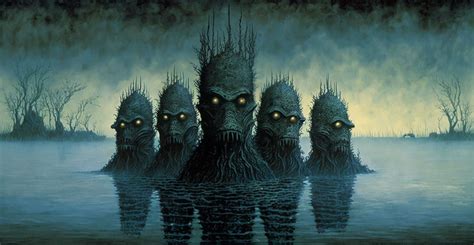 Five Creepy Monsters in the Lake