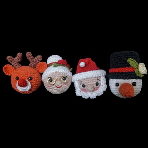 Enfeites Árvore de Natal Amigurumi Elo7 Produtos Especiais